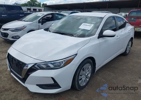 2021 Nissan Sentra S Xtronic Cvt z USA, uszkodzony, nr VIN 3N1AB8BV2MY296109